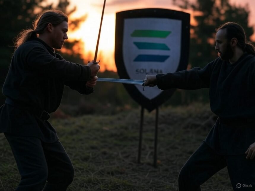 There is a duel in Solana for the memecoins market