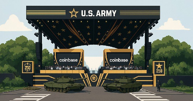 Coinbase’s sponsorship of Trump’s military parade sparks debate over crypto’s anti-establishment roots