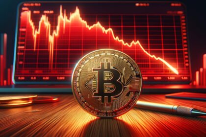 Bitcoin’s falls to monthly lows triggering $464 million in liquidations amid global market jitters