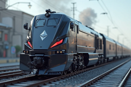 Ethereum's train would be arriving at the station