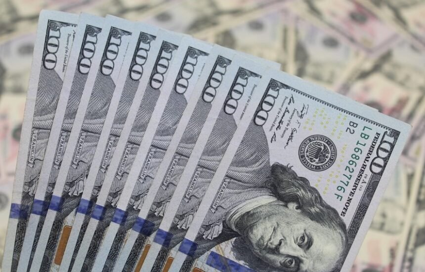 The dollar has depreciated 10% since the year started