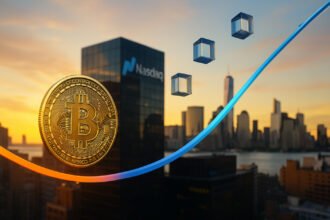 Bitcoin is trading at a 30% discount relative to Nasdaq fair value