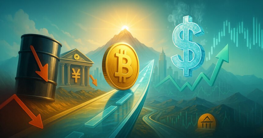 Oil down, dollar cools, BoJ signals rate cut: How will this affect Bitcoin?
